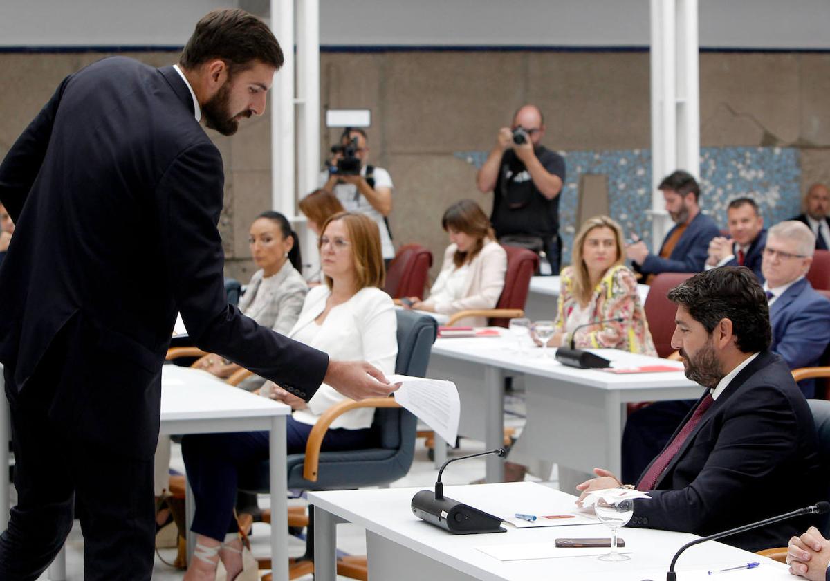 Antelo y Miras, en la investidura fallida del mes de julio.