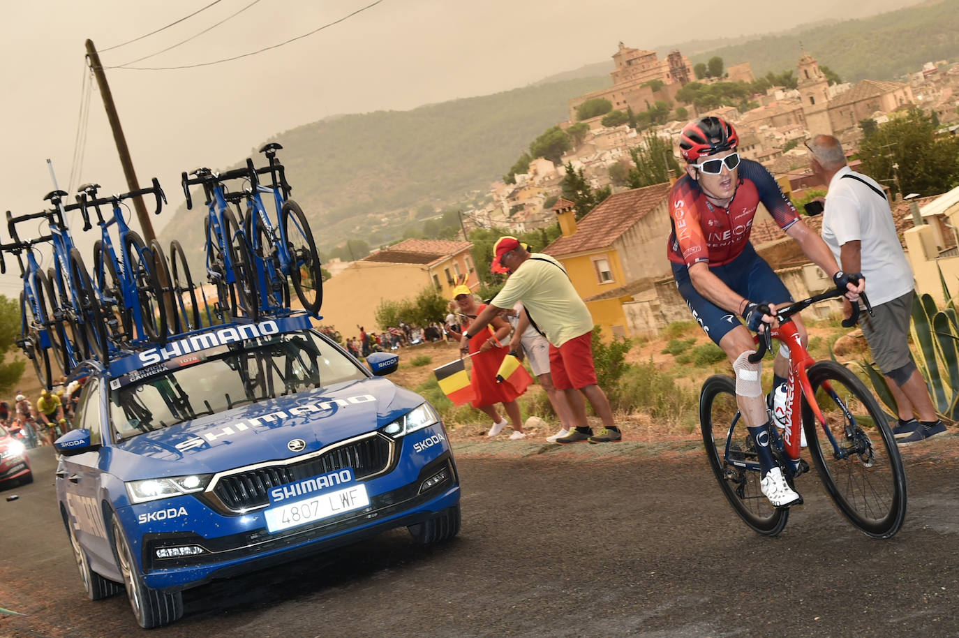 La llegada a Caravaca de la Vuelta, en imágenes
