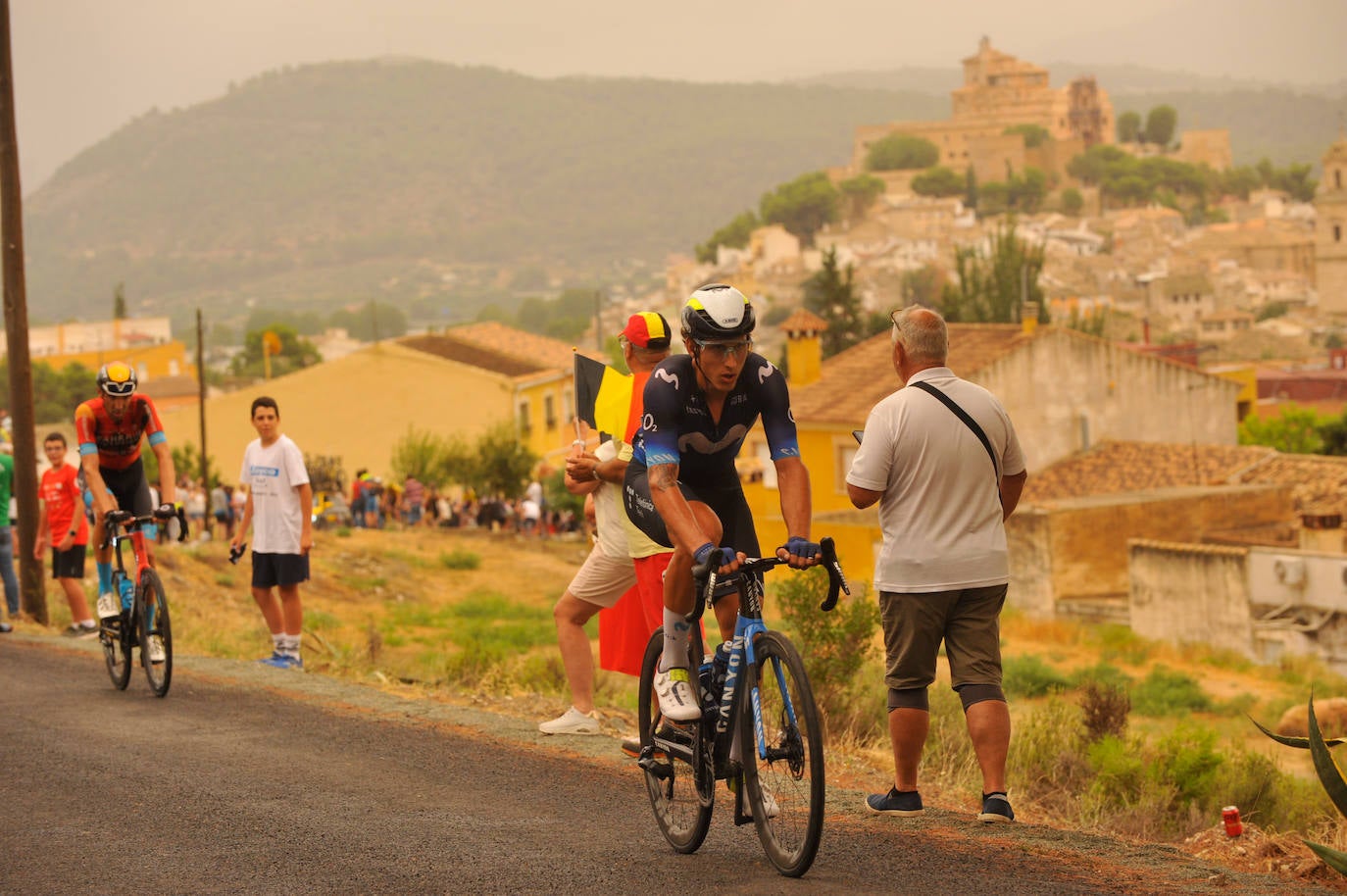 La llegada a Caravaca de la Vuelta, en imágenes