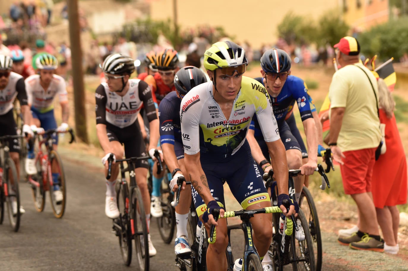 La llegada a Caravaca de la Vuelta, en imágenes