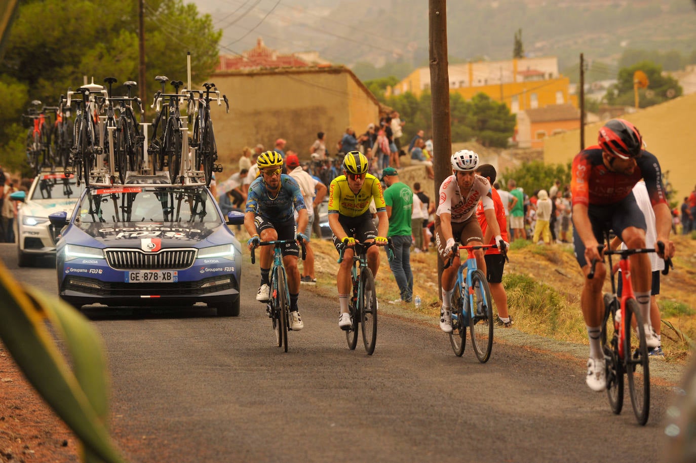 La llegada a Caravaca de la Vuelta, en imágenes