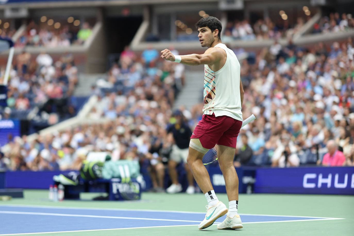 Alcaraz barre a Arnaldi y pasa a cuartos del US Open