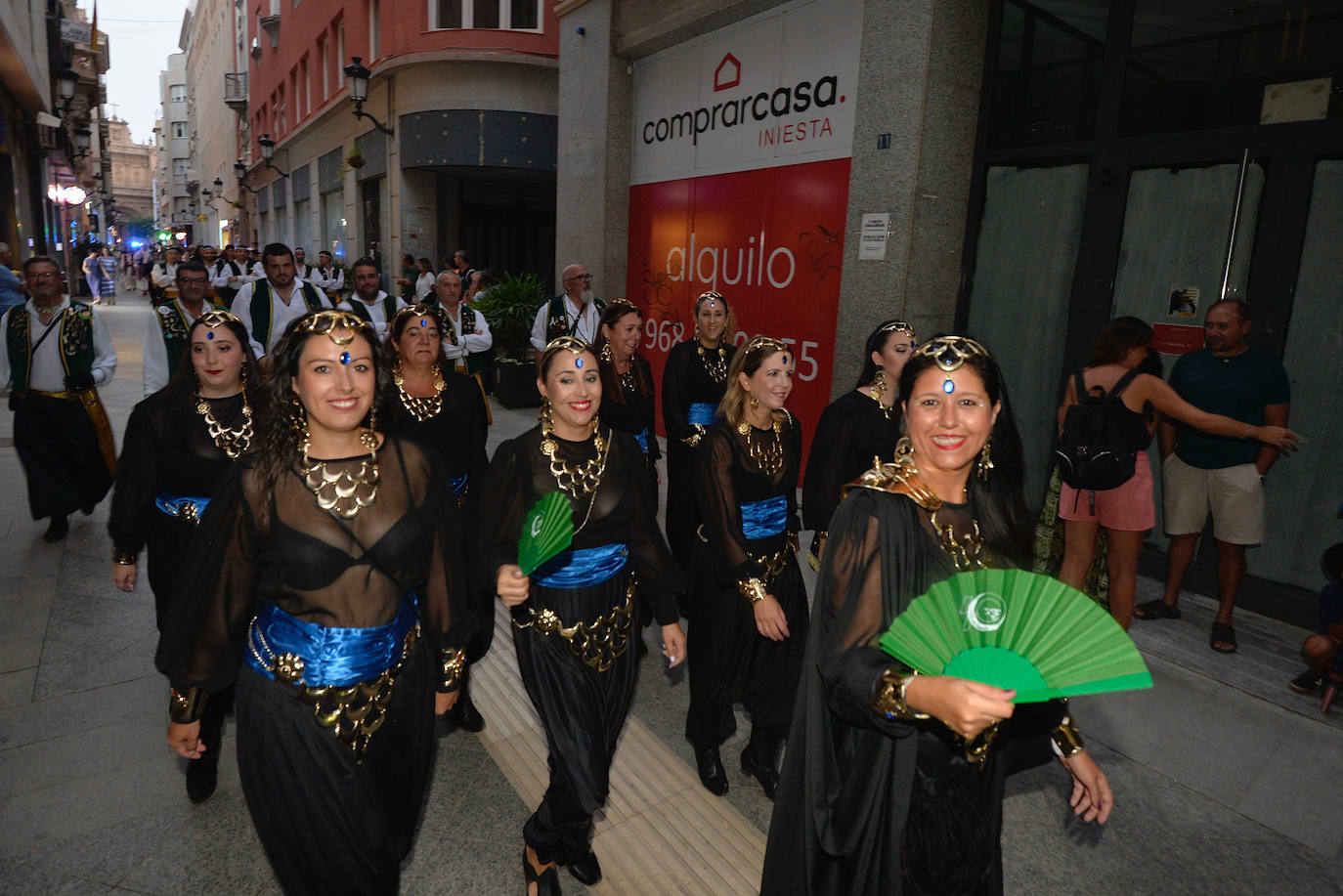 Las imágenes del pregón de Moros y Cristianos de Murcia