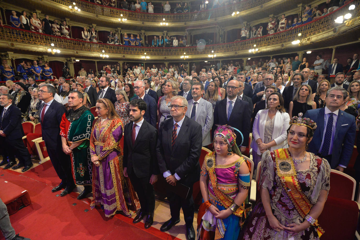 Las imágenes del pregón de Moros y Cristianos de Murcia