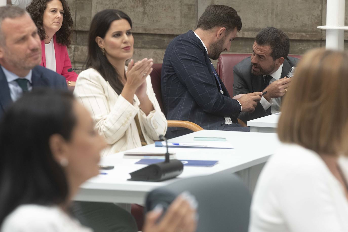 La primera sesión del debate de investidura, en imágenes