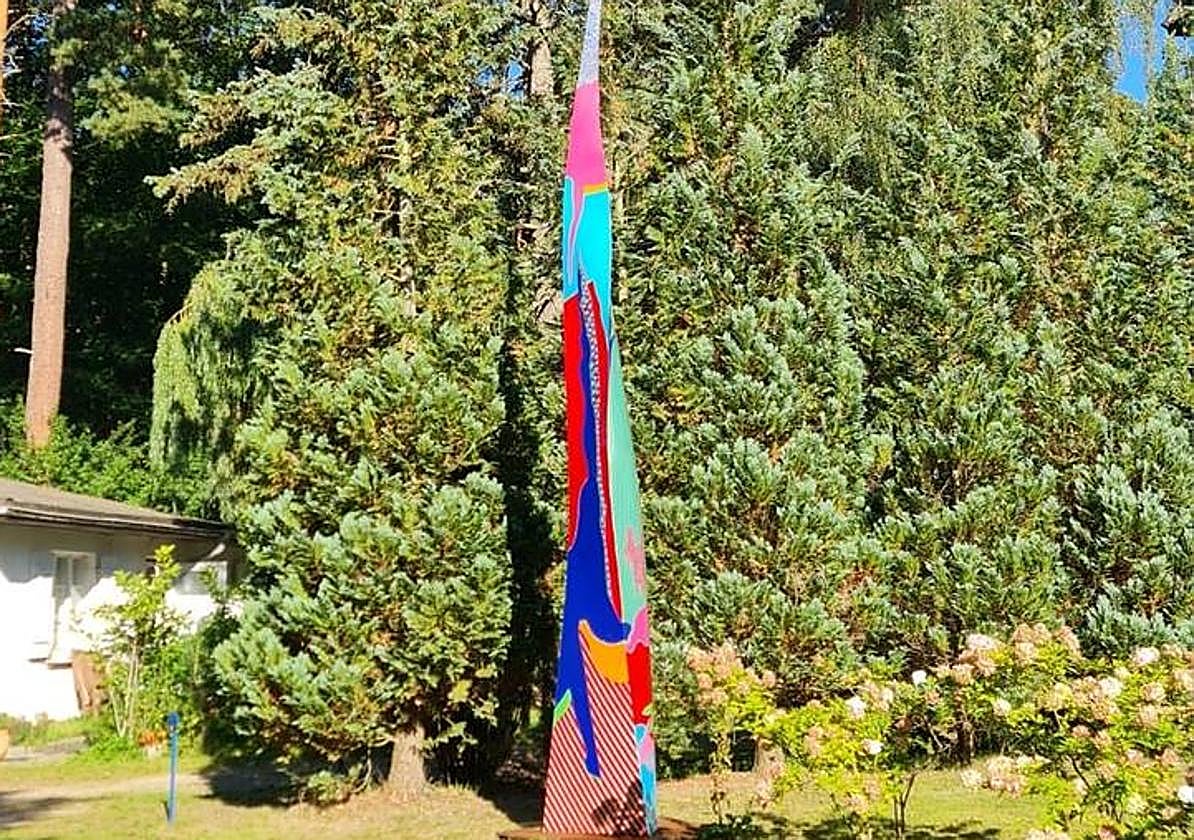 Una de las obras expuestas.