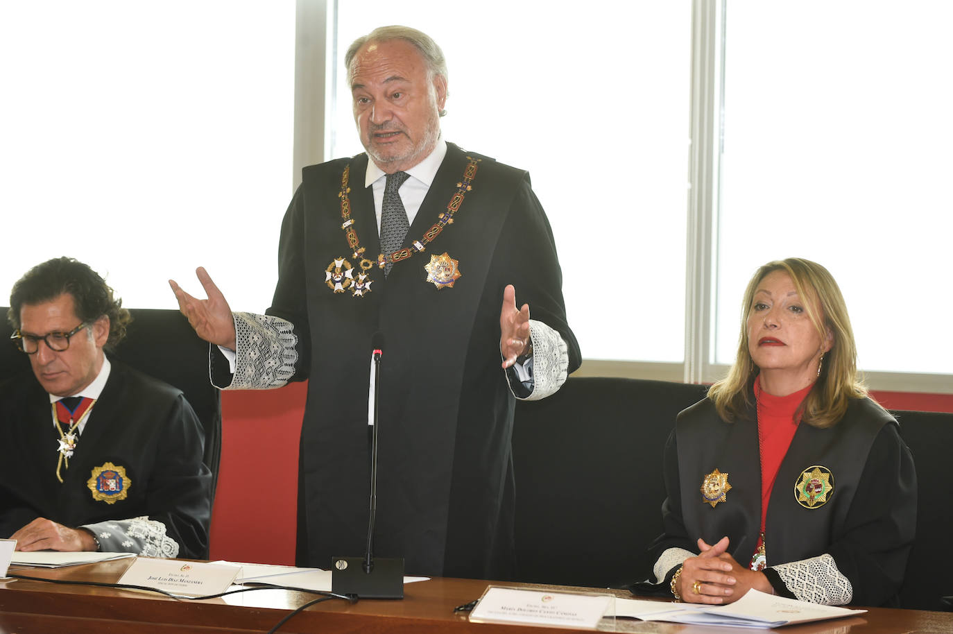 El acto de los procuradores de la Región de Murcia en la Ciudad de la Justicia, en imágenes