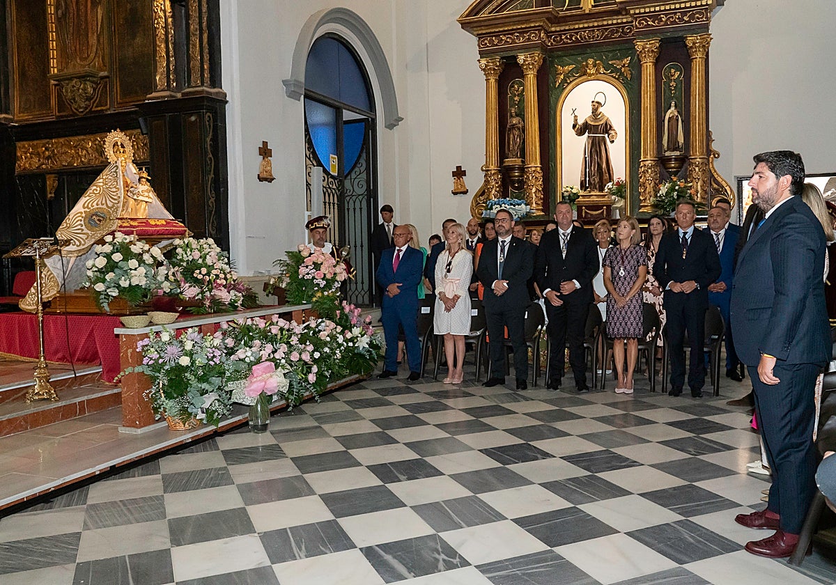 Misa en honor a la patrona de la ciudad.