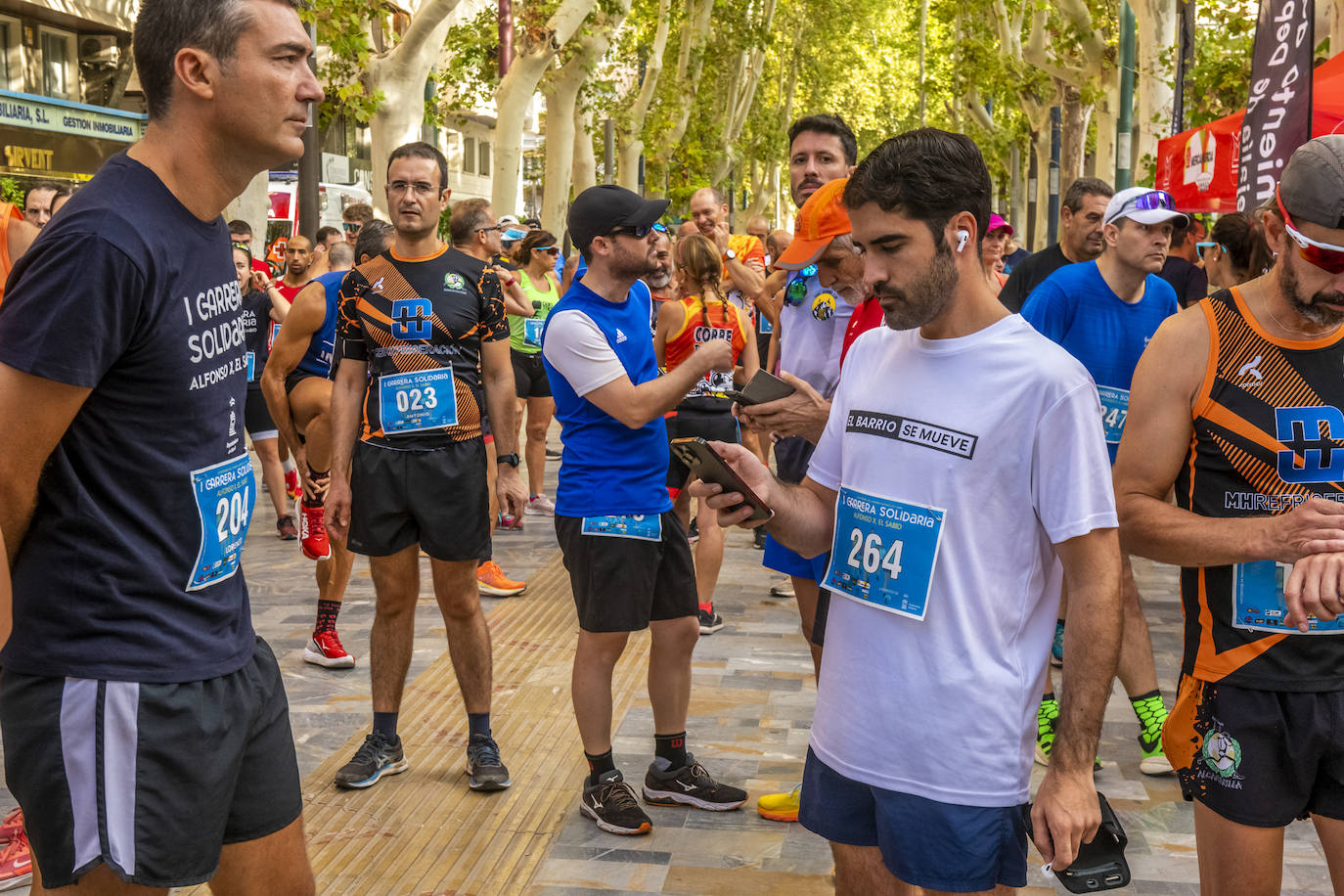 La I Carrera Solidaria Alfonso X de la Feria de Murcia, en imágenes