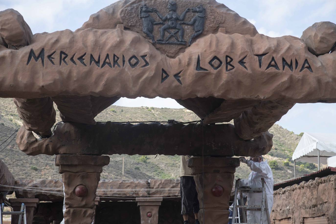 Preparativos para las fiestas de Carthagineses y Romanos