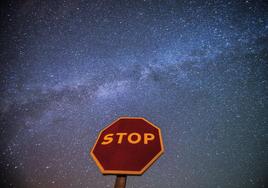 Estrellas en el cielo de Sierra Morena, en una imagen de archivo.