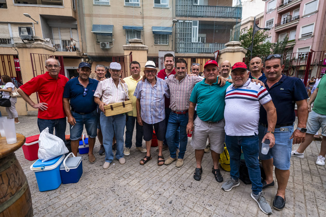 Las imágenes de los asistentes a la corrida de La Romería