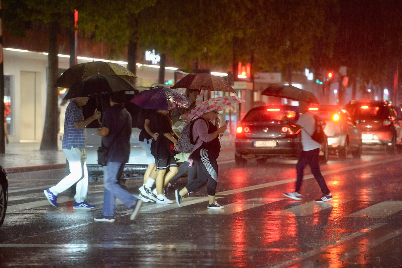 Los efectos de la lluvia en la Región de Murcia, en imágenes