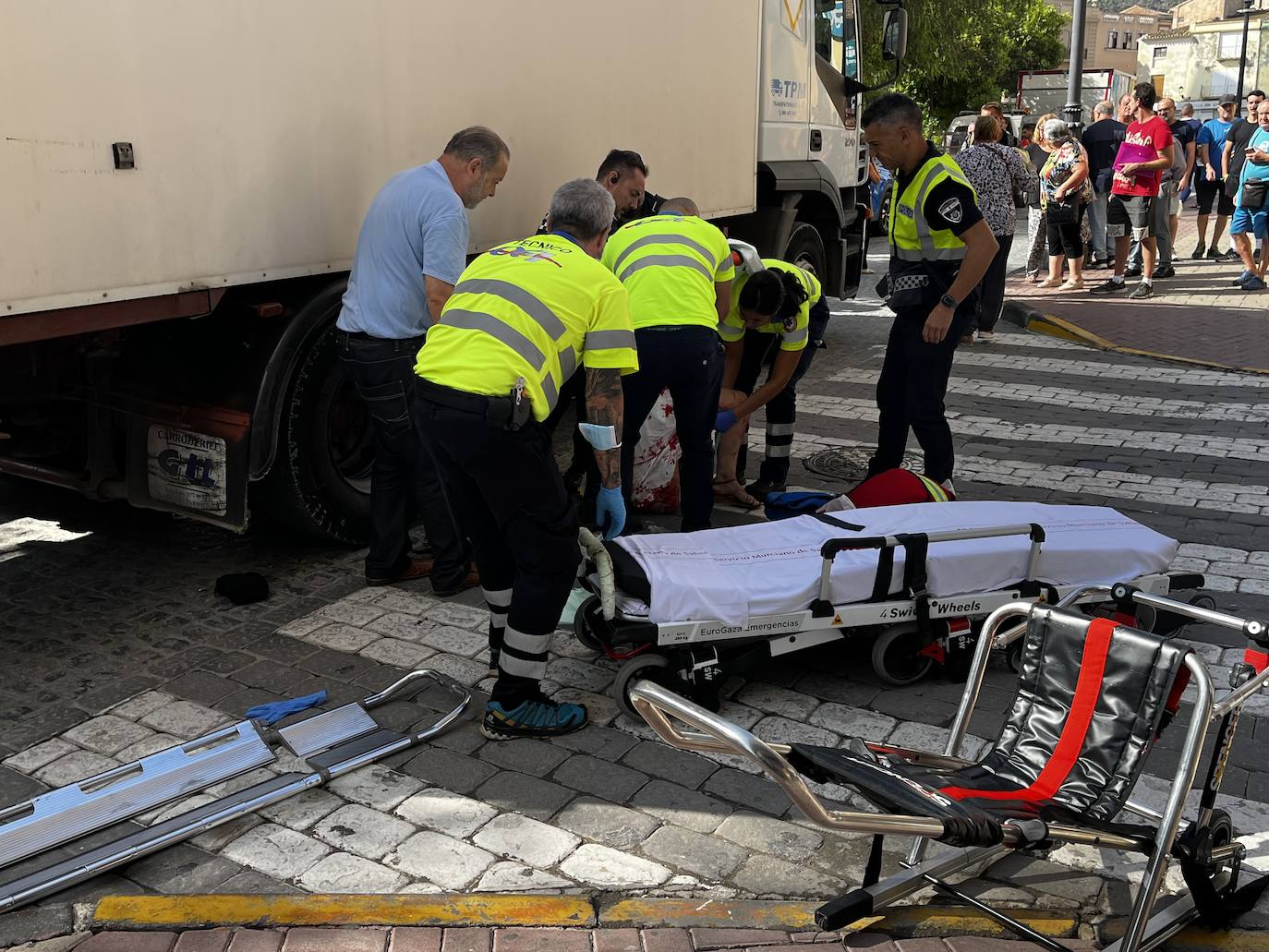 Herida Grave Una Mujer Tras Ser Atropellada Cuando Cruzaba Un Paso De