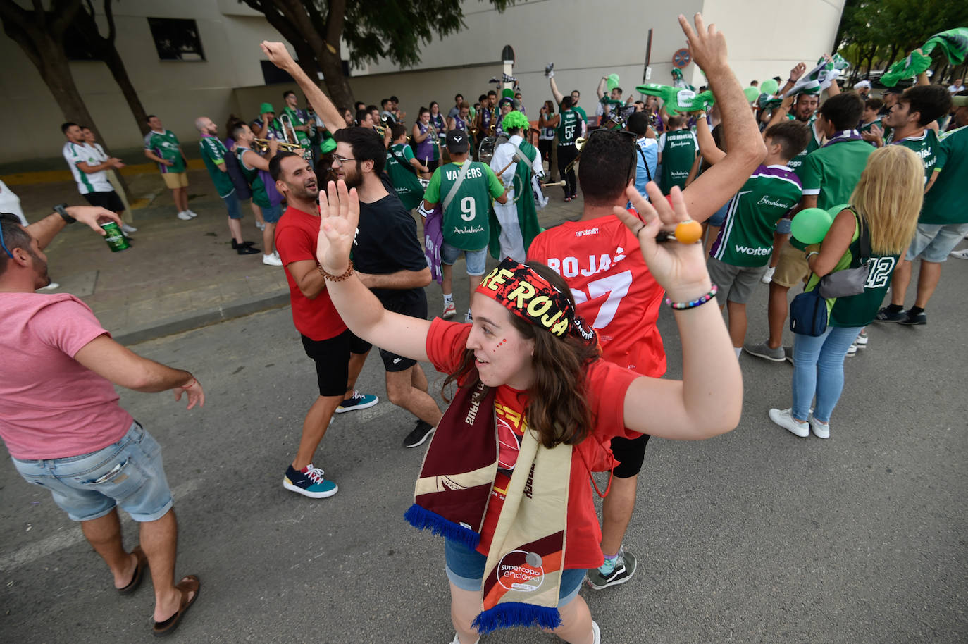La derrota del UCAM Murcia ante Unicaja en las semifinales de la Supercopa, en imágenes