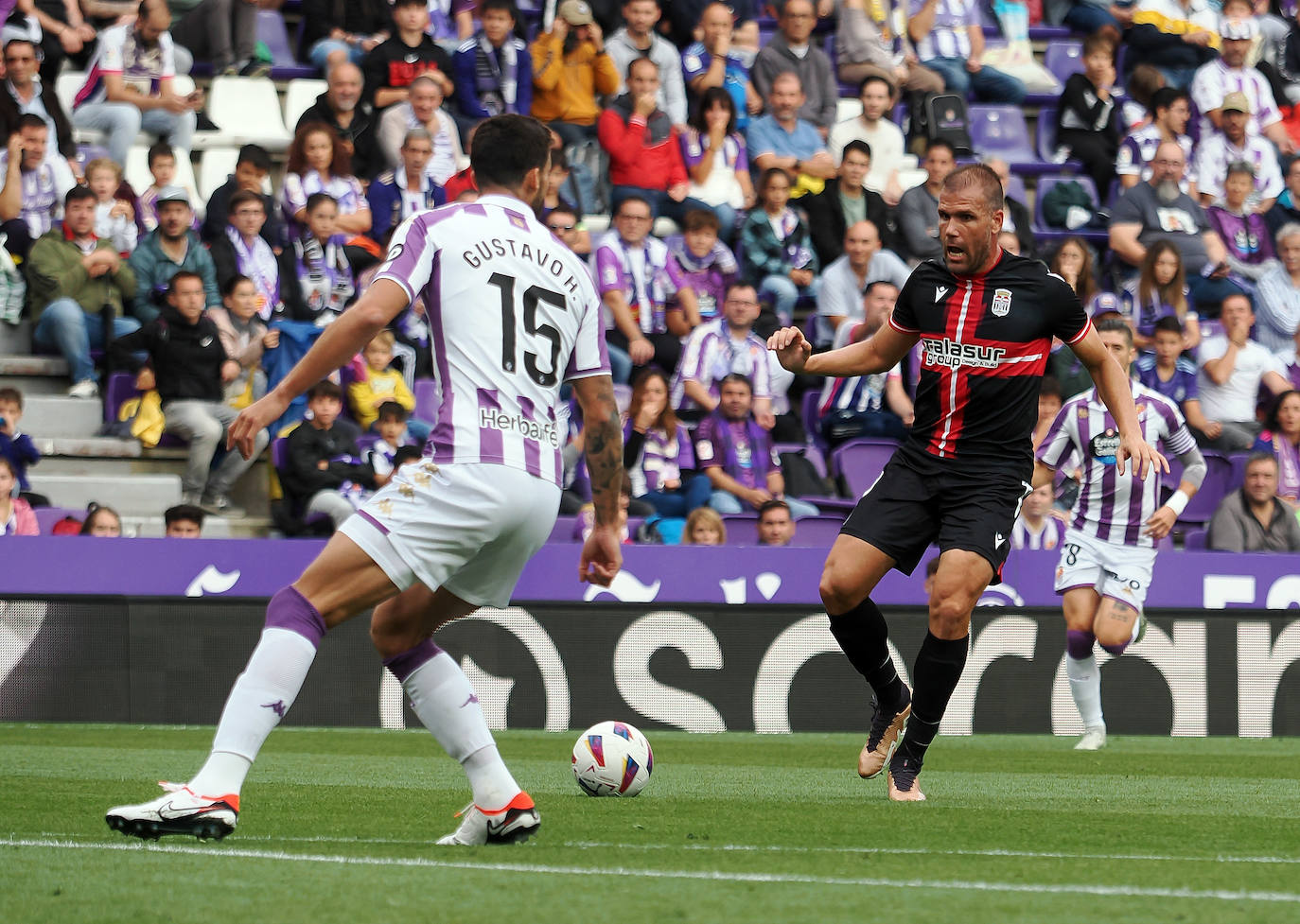 La derrota del Cartagena en Valladolid, en imágenes
