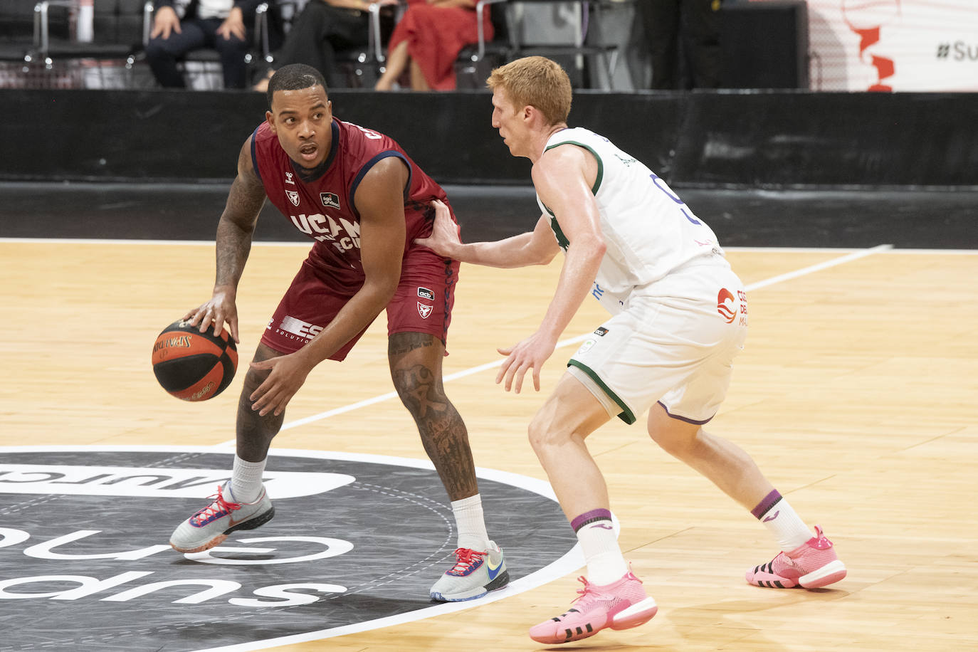 La derrota del UCAM Murcia ante Unicaja en las semifinales de la Supercopa, en imágenes