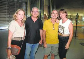 Eloina Sánchez, José Francisco y Antonio Albaladejo y Loli de Gea.