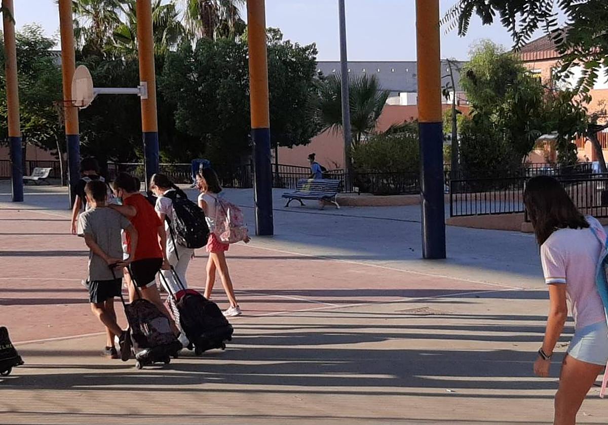 Colegio de Fátima, uno de los lugares en los que tendrá lugar la protesta, en una imagen de archivo.