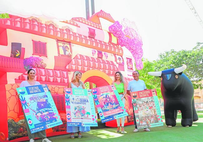 Presentación de las actividades infantiles.