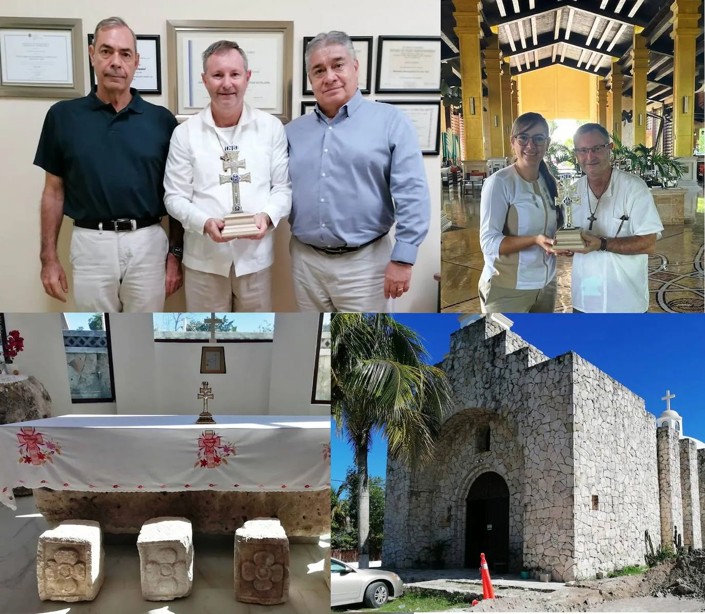 Caravaca reaviva los lazos que la unen al Caribe con dos réplicas de la Vera Cruz
