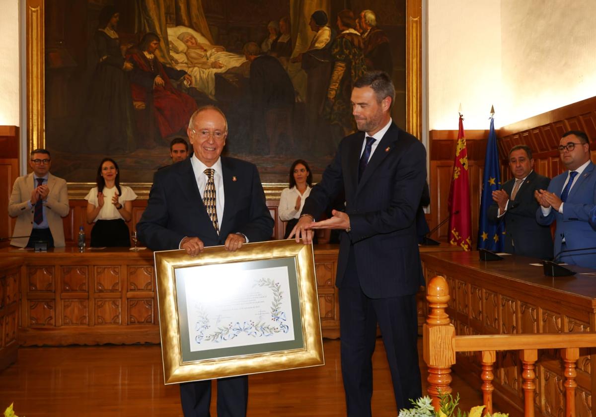 José Antonio Melgares, durante el acto