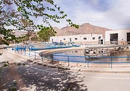 Instalaciones de la actual estación depuradora de Orihuela.