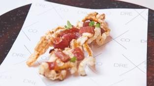 Curricán: chiquillo suflado y tartar de atún