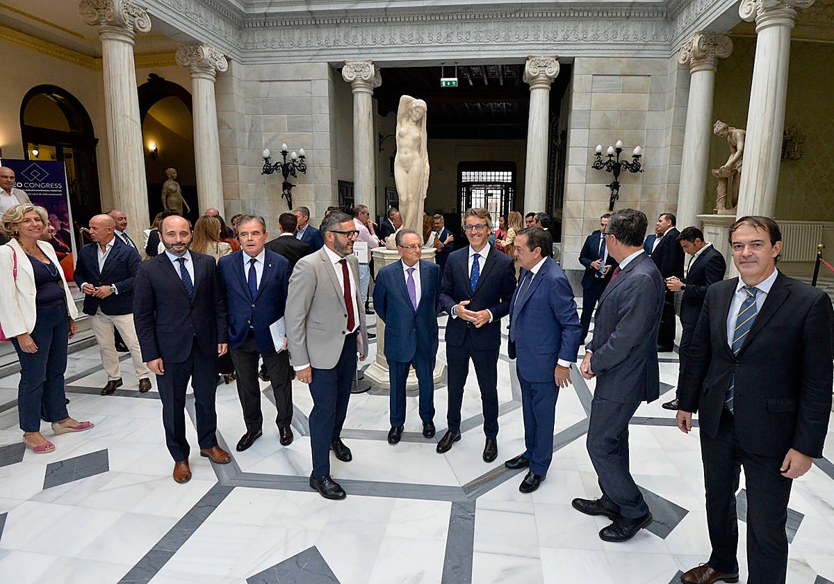 Recepción en el Casino de Murcia antes de que se presentara el IV CEO Congress.