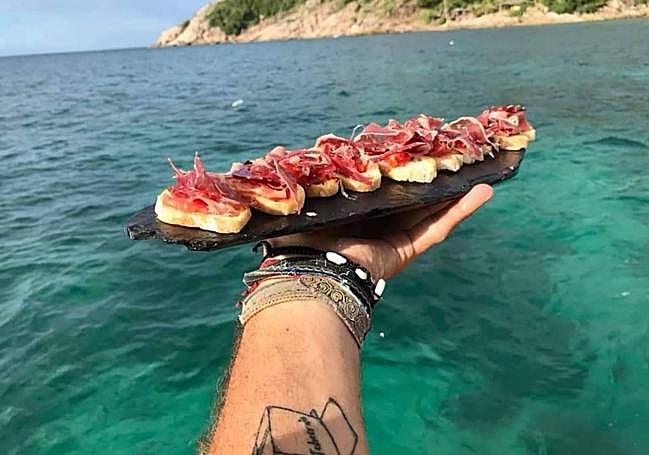 Jamón ibérico sobre aguas tailandesas.