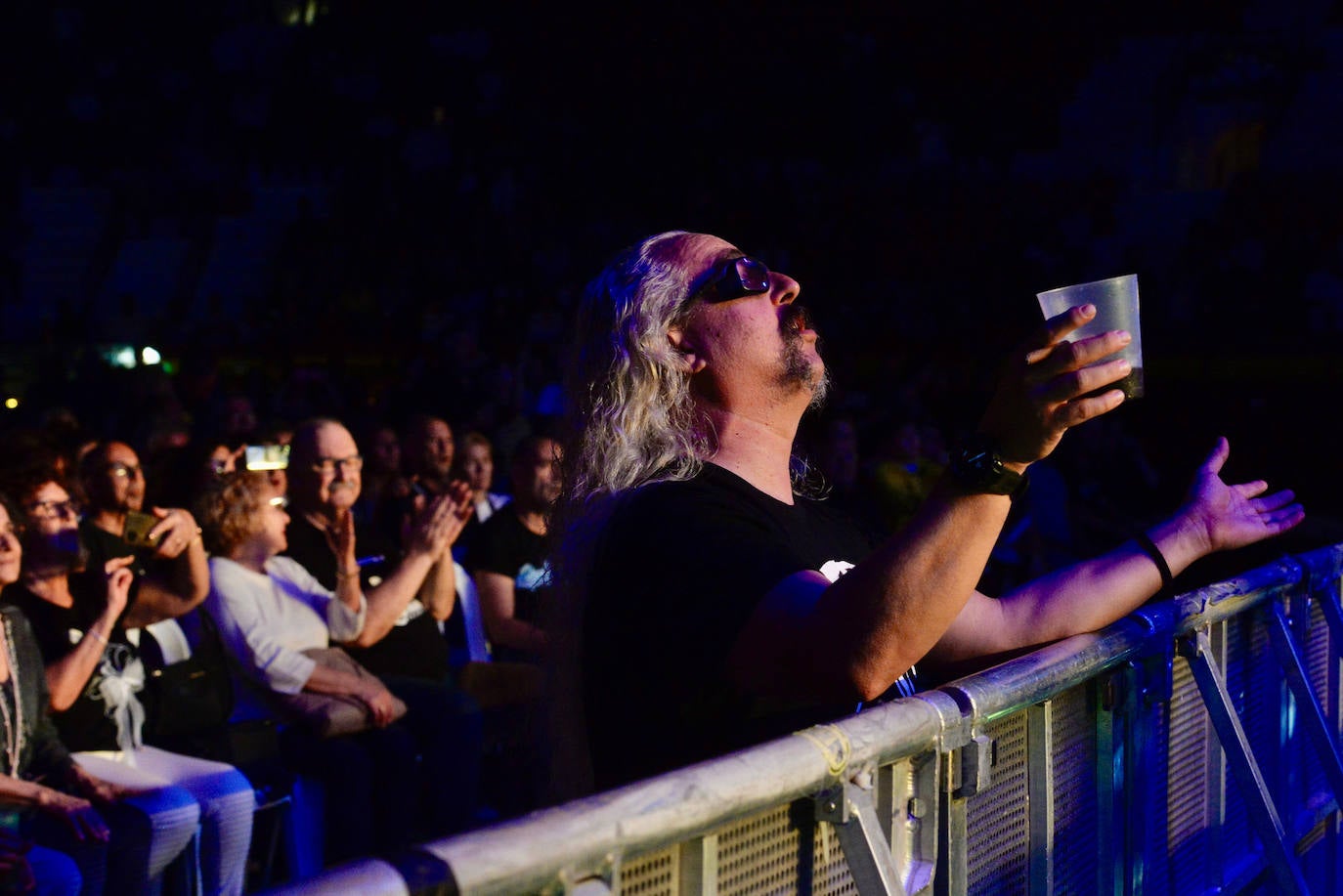 El concierto de Miguel Ríos en la Plaza de Toros de Murcia