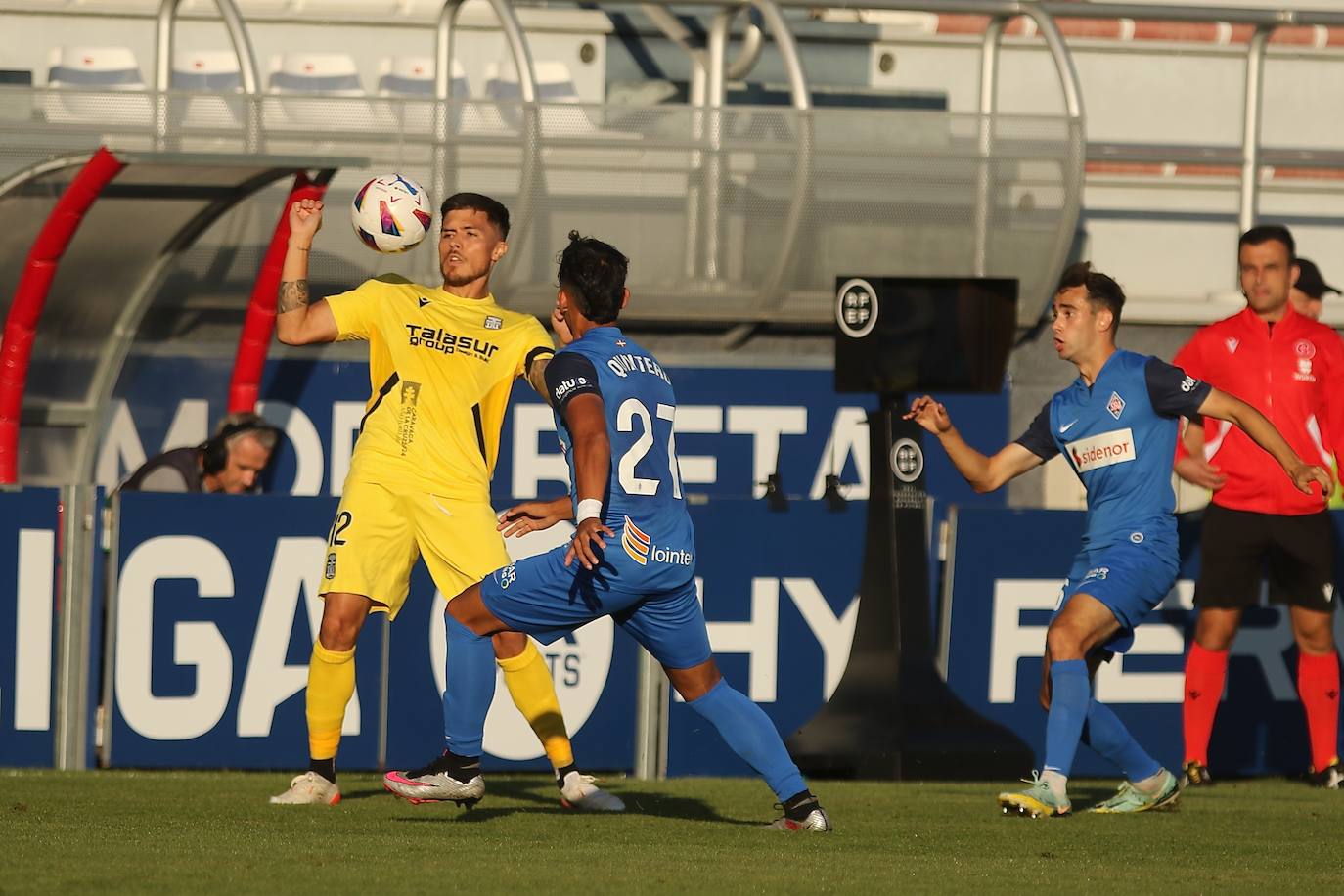 El empate del Cartagena frente al Amorebieta, en imágenes