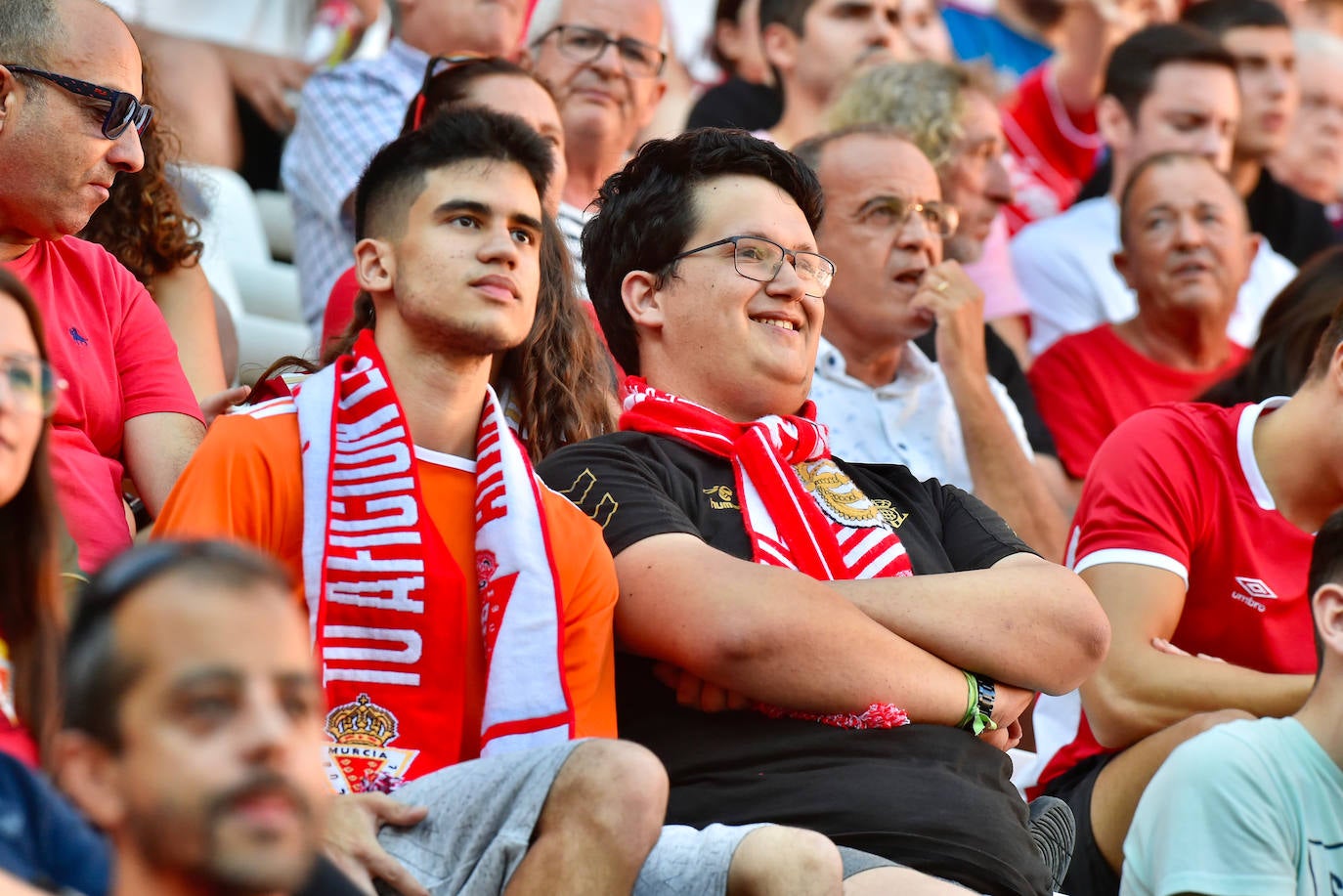 El empate del Real Murcia frente al Alcoyano, en imágenes