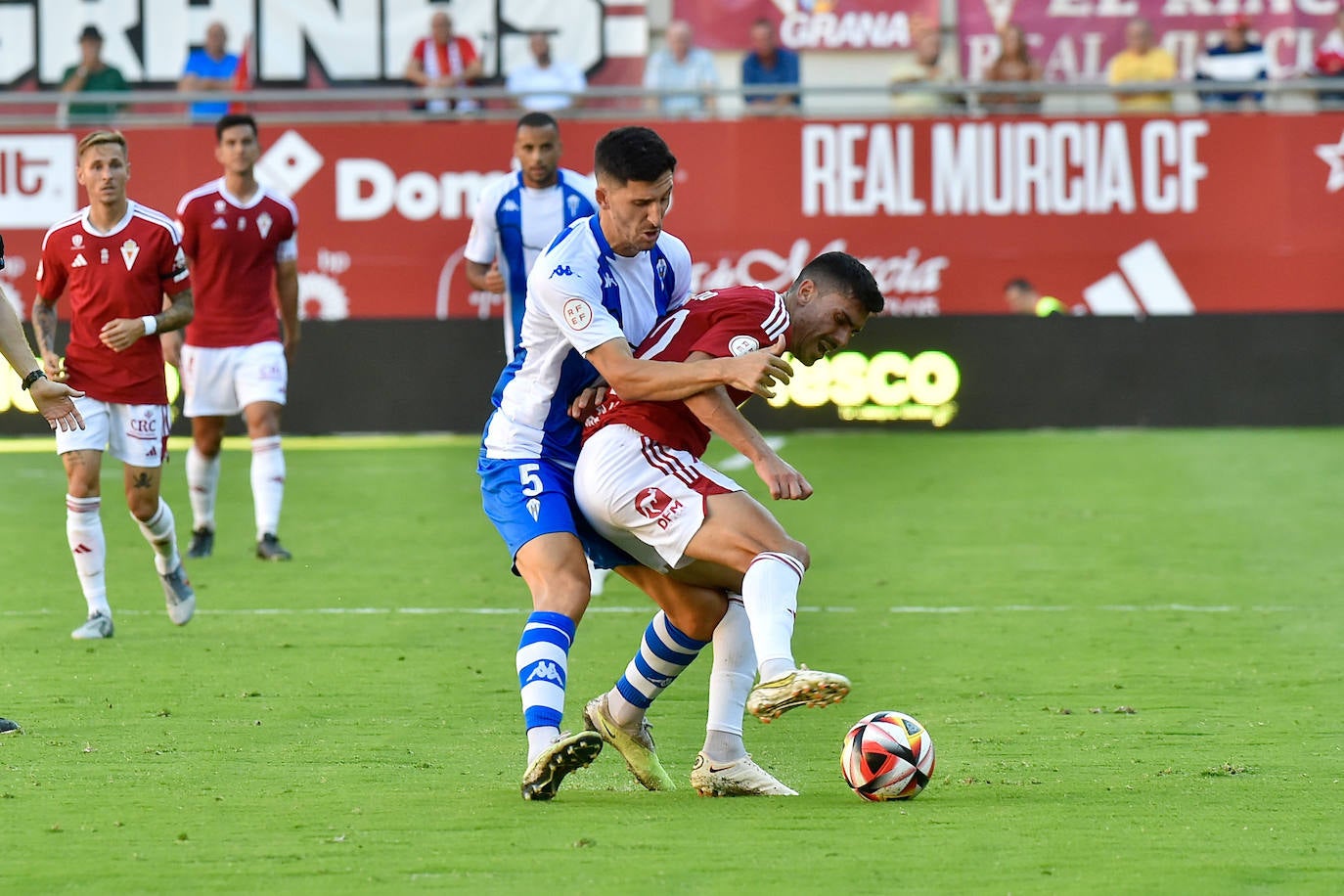 El empate del Real Murcia frente al Alcoyano, en imágenes