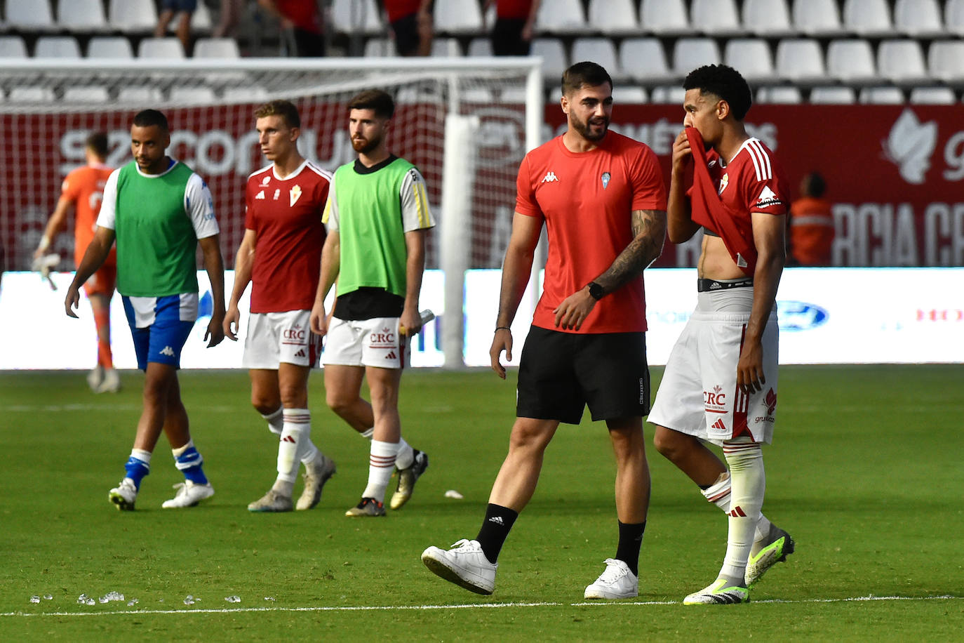 El empate del Real Murcia frente al Alcoyano, en imágenes