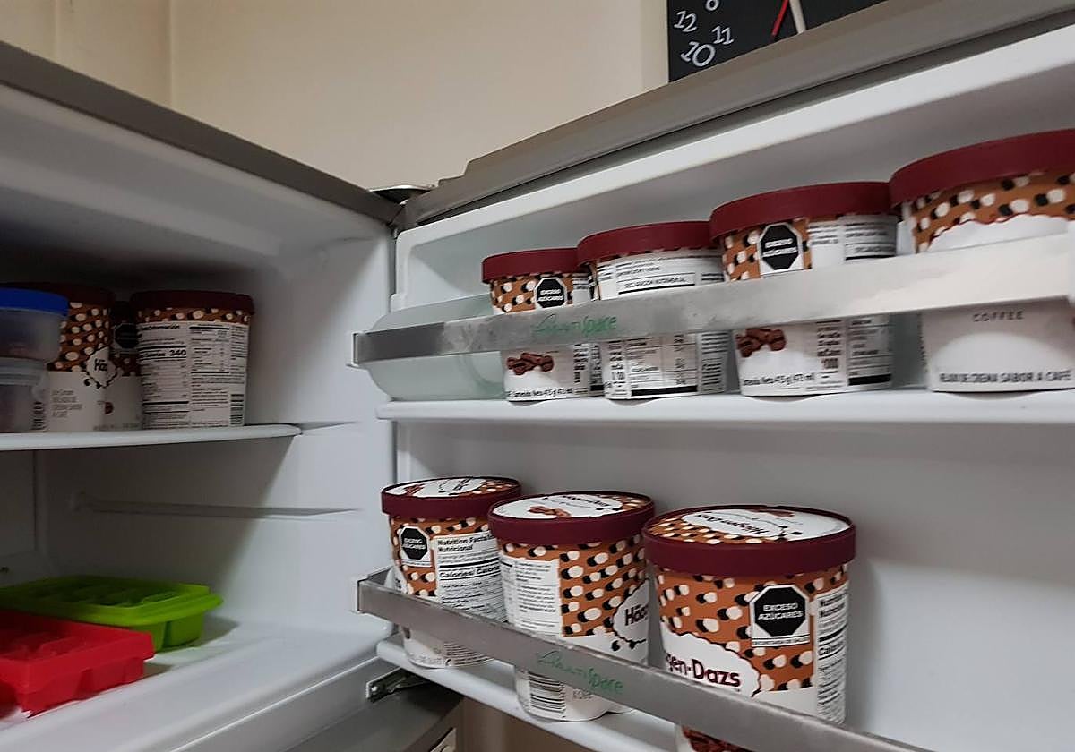 Los helados que se llevó.