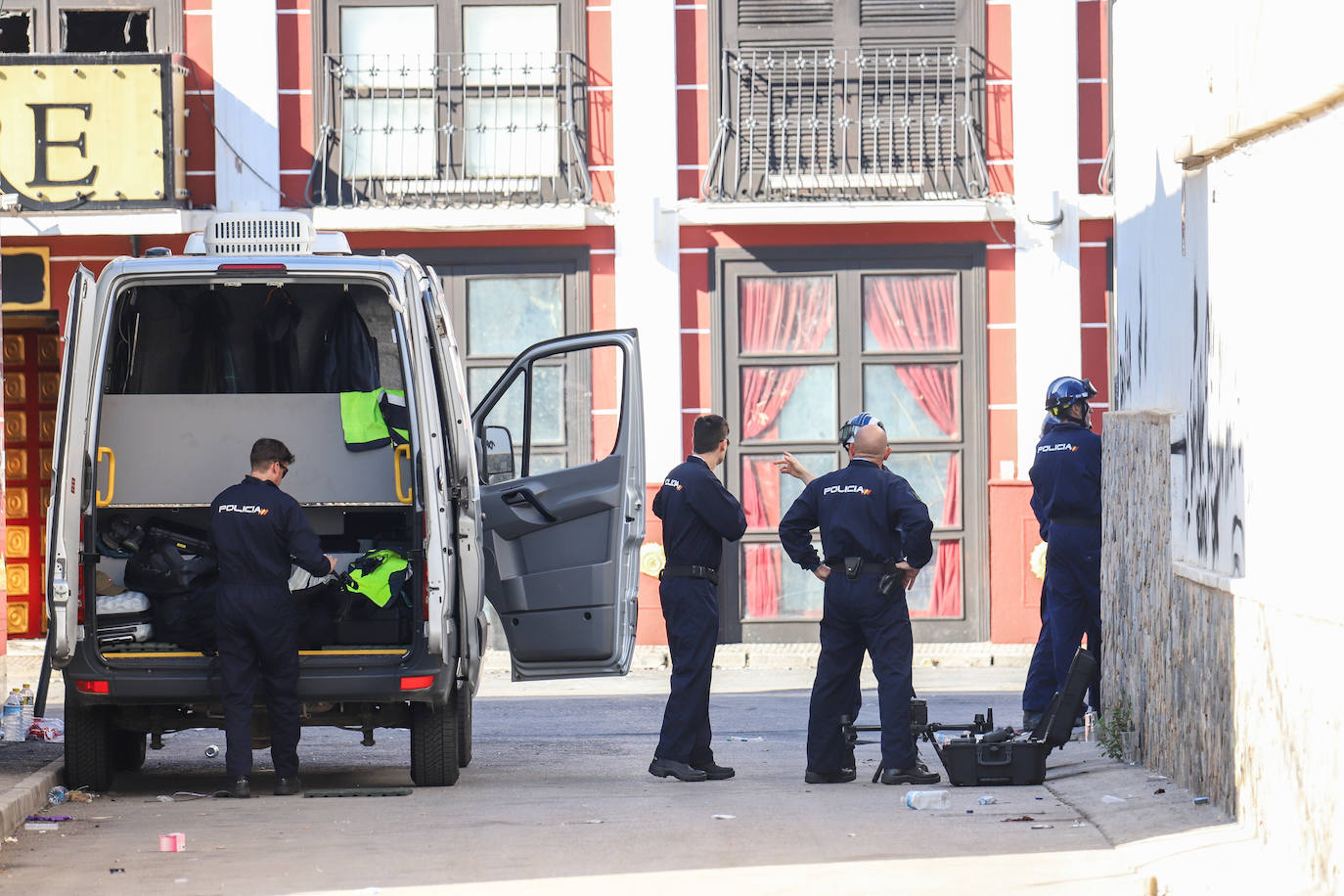 La Policía Científica ya trabaja en la &#039;zona cero&#039;