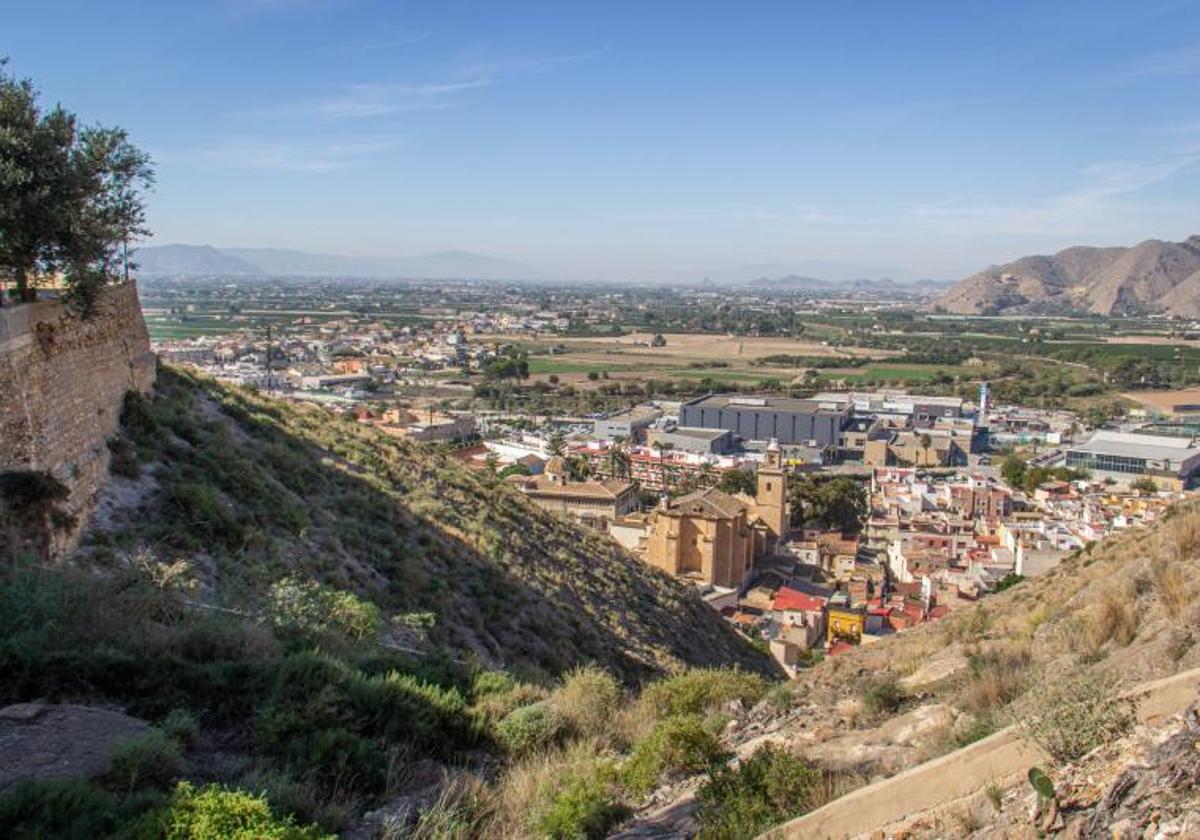 Barranco del Pocico de Santiago visto desde el Seminario del monte San Miguel.