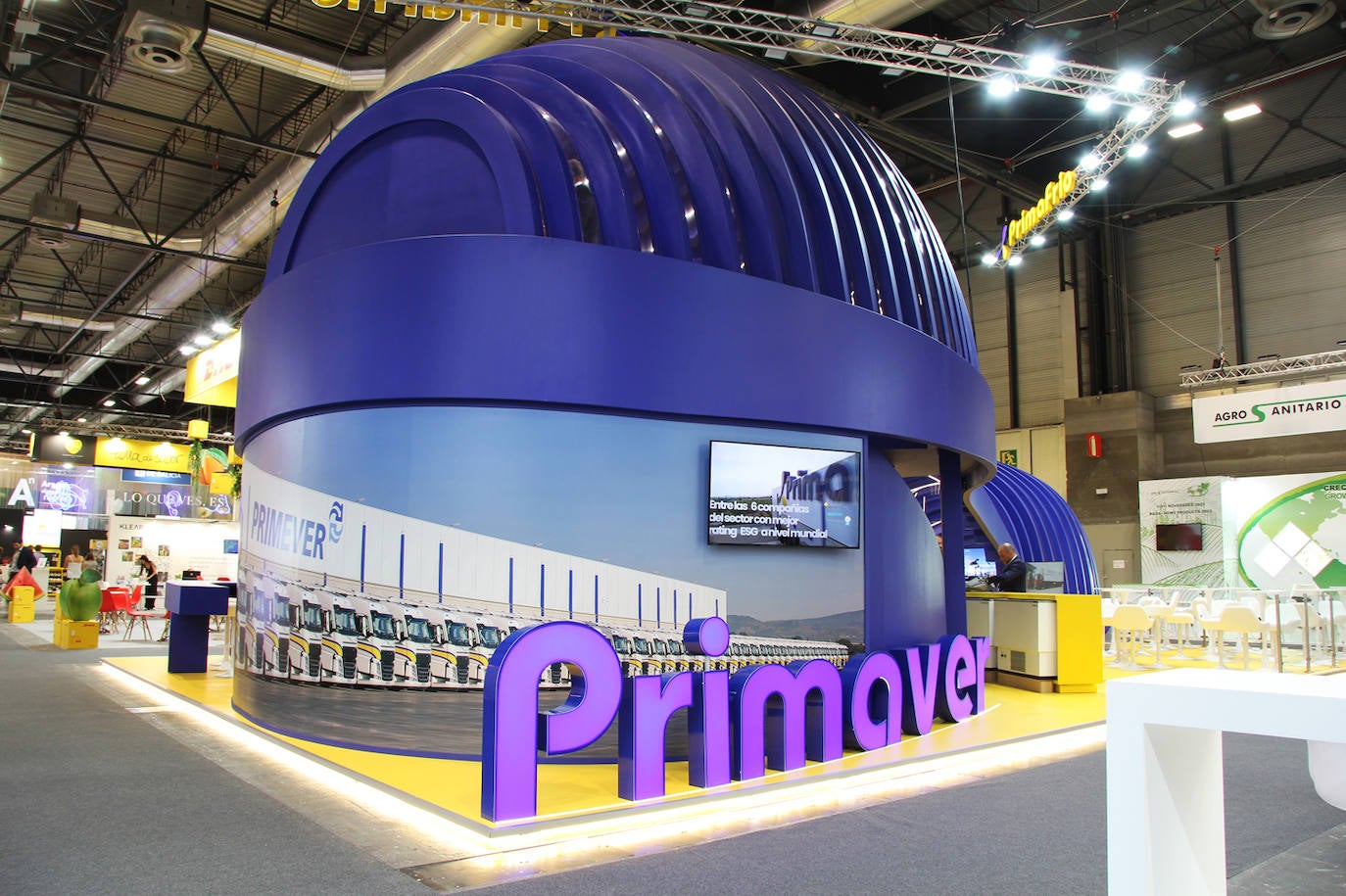 El estand de Primafrio en la feria Fruit Attraction, en imágenes