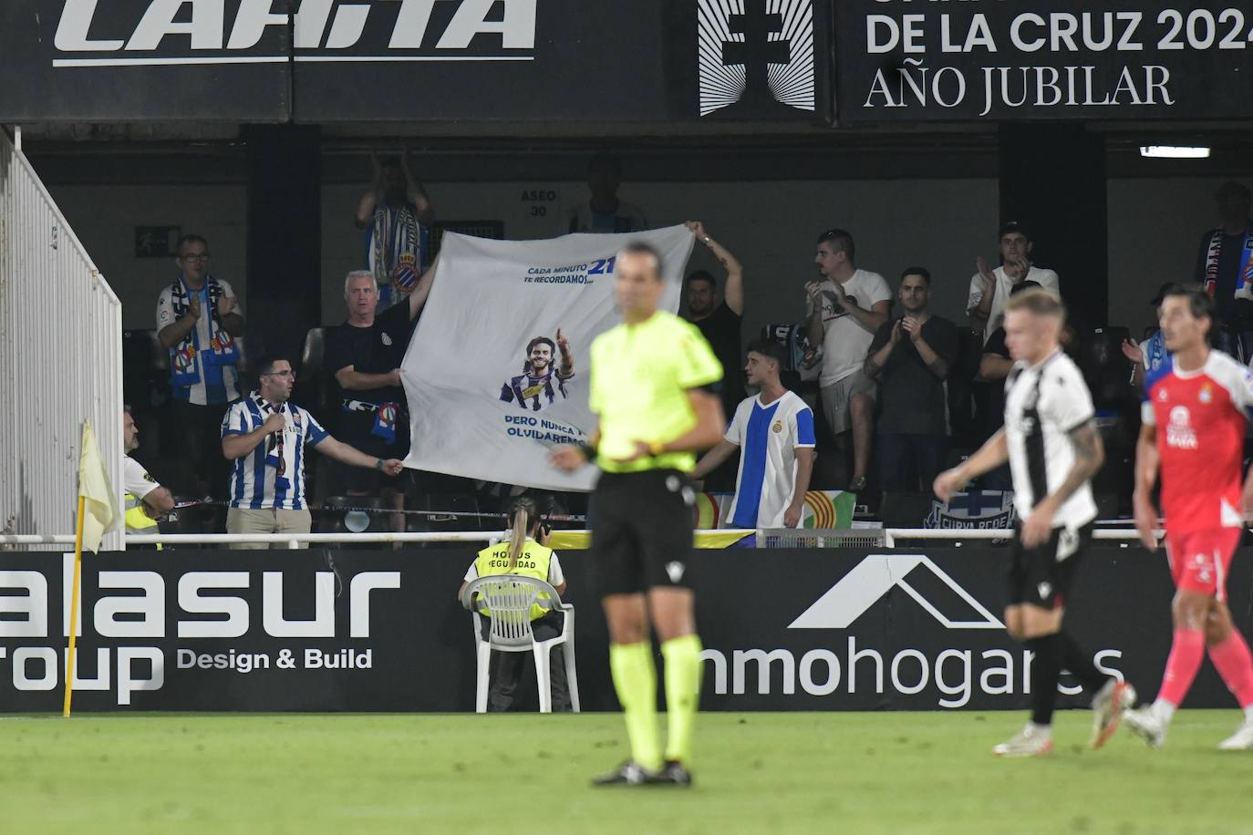 La derrota del Cartagena frente al Espanyol, en imágenes