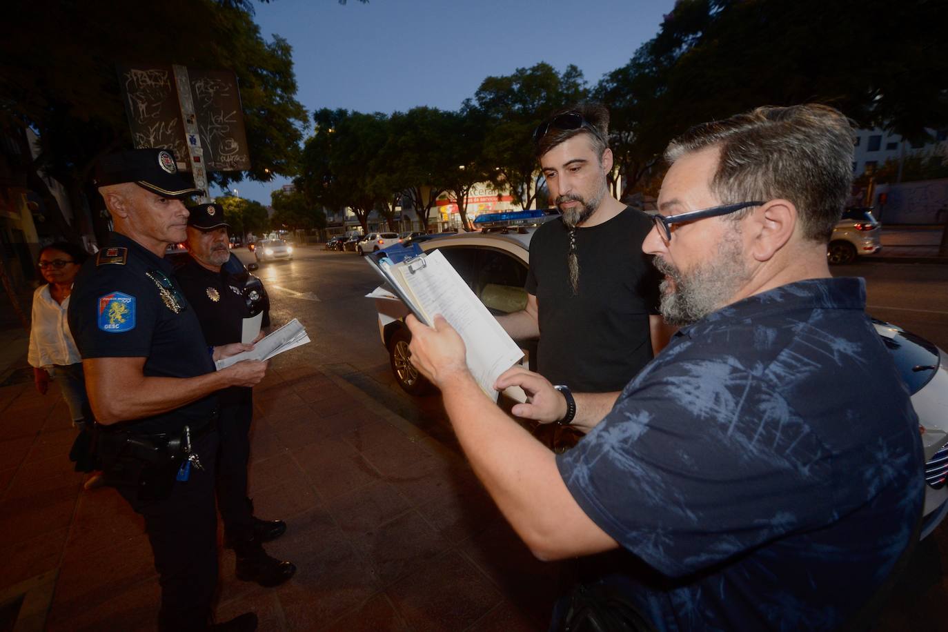 La Policía Local de Murcia precinta la sala Spectrum en Mariano Rojas