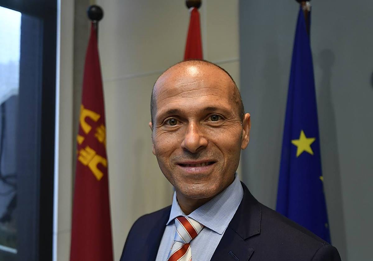 El nuevo director de Centros Educativos e Infraestructuras, Jerónimo Martínez, este viernes durante su toma de posesión.