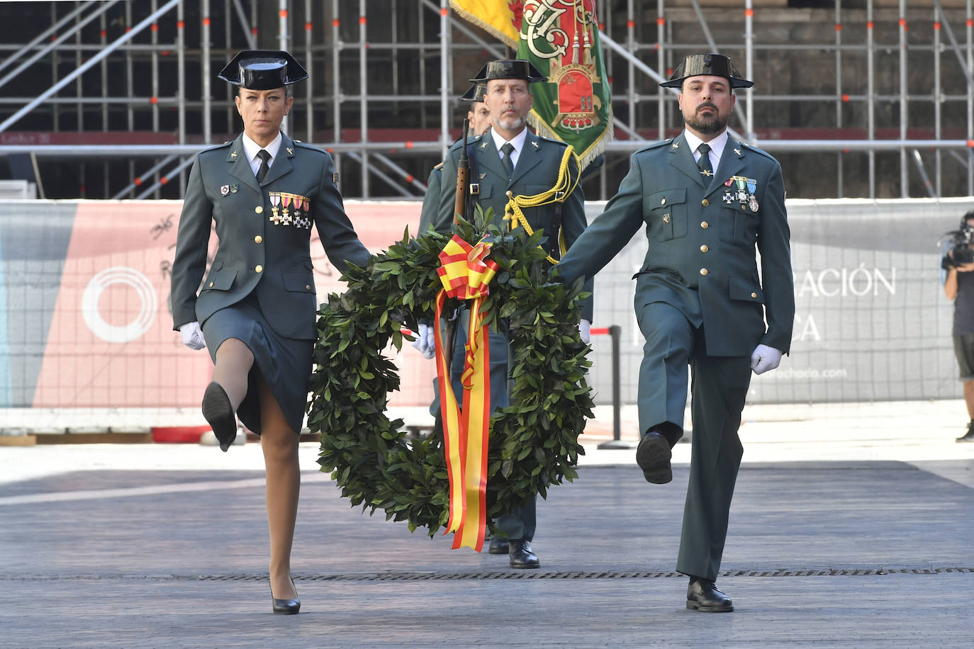 La Guardia Civil celebra la festividad de la Virgen del Pilar en Murcia