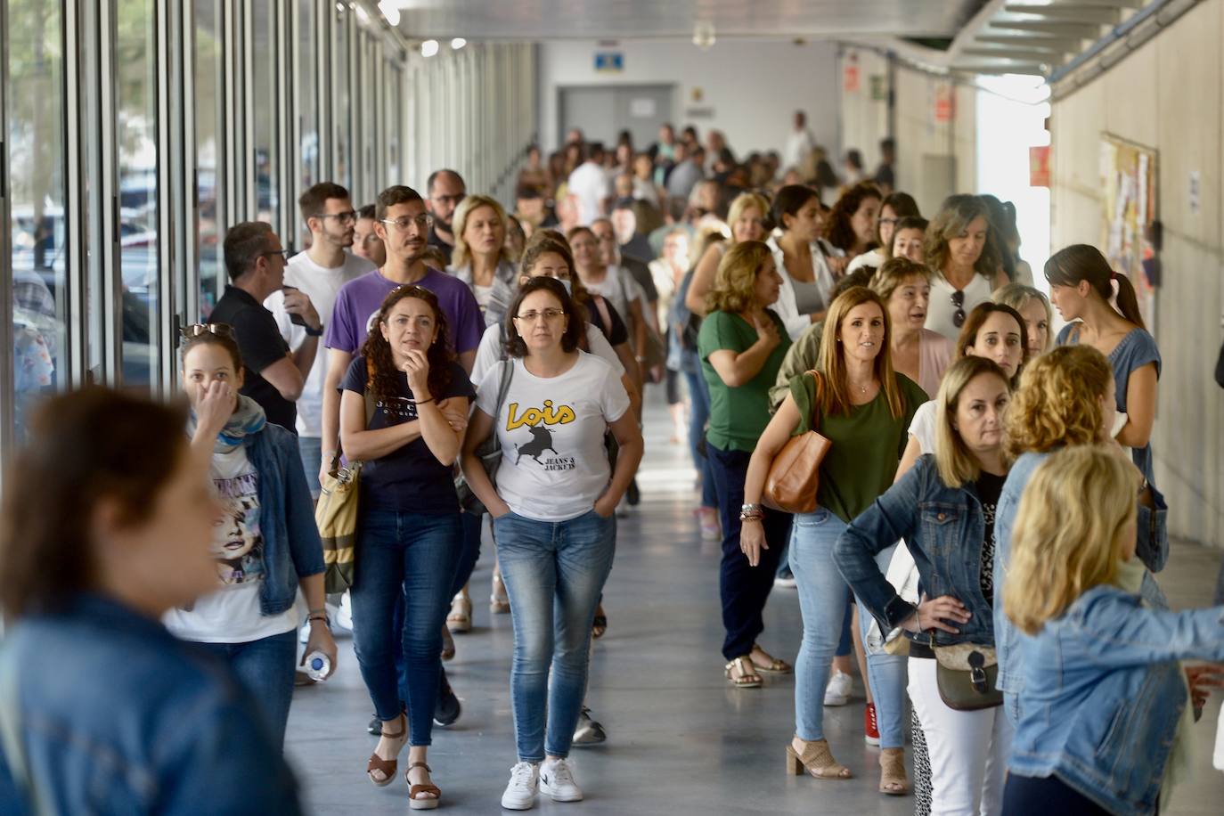 En imágenes: El Campus de Espinardo acoge el examen de Técnico Auxiliar no Sanitario