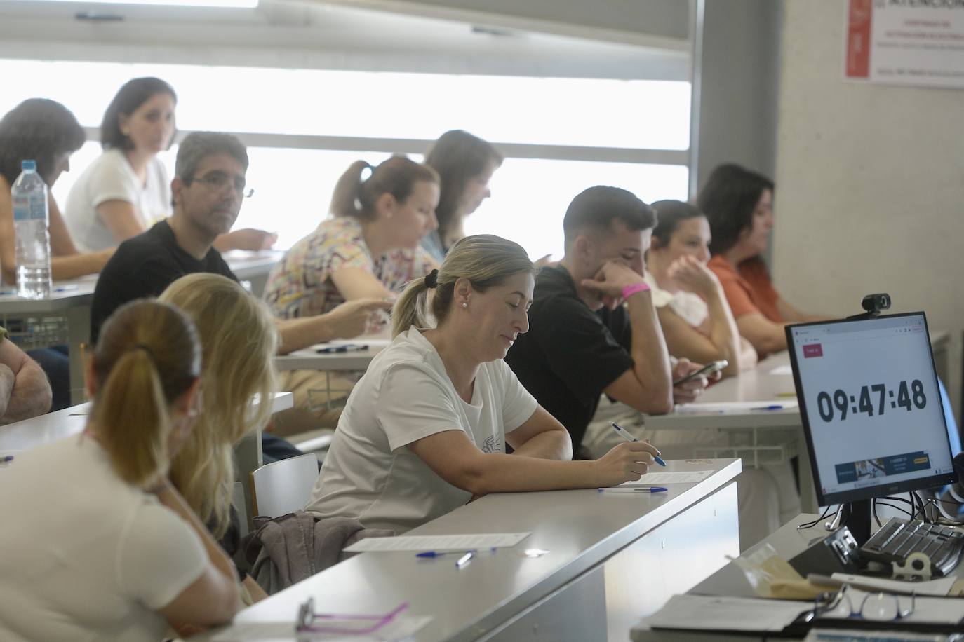 En imágenes: El Campus de Espinardo acoge el examen de Técnico Auxiliar no Sanitario