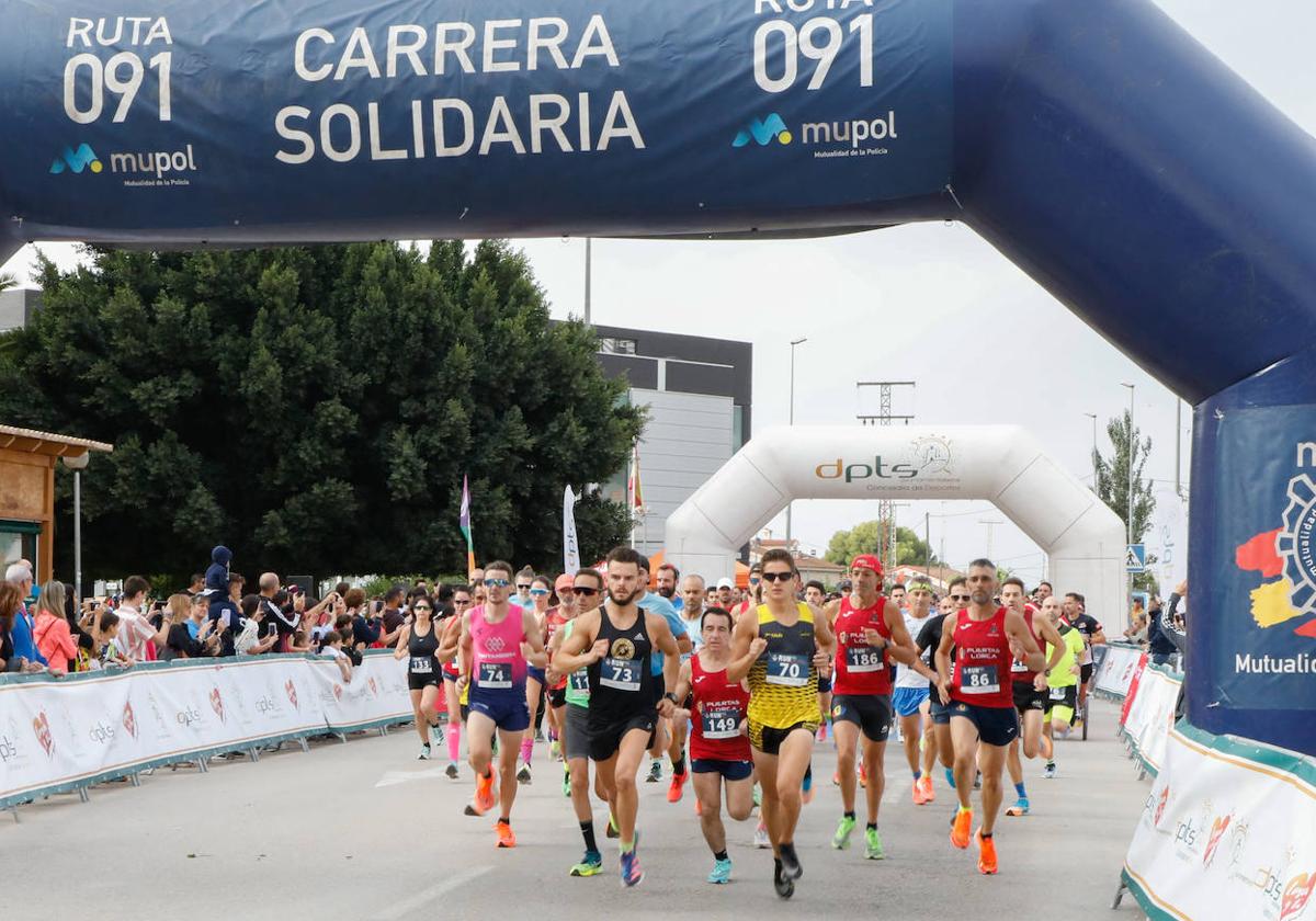 La carrera &#039;Run for Parkinson&#039; de Lorca, en imágenes