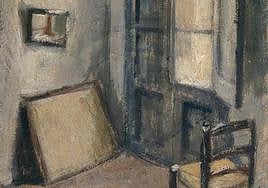 'La silla' (1923), del pintor Ramón Gaya (1910-2005). Óleo-cartón, 27 x 23. Museo Ramón Gaya de Murcia.