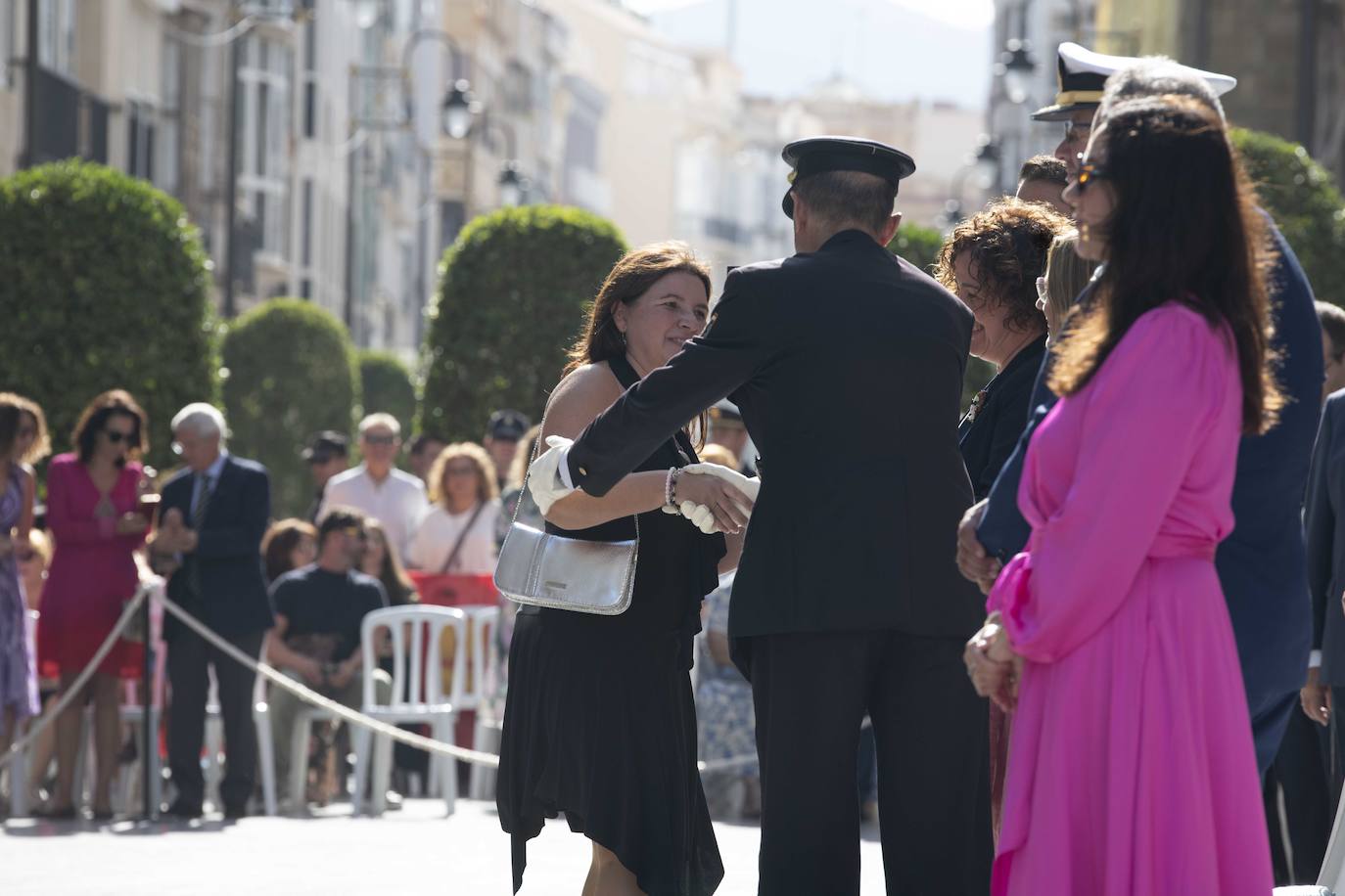 Las imágenes del acto de los Santos Ángeles Custodios en Cartagena