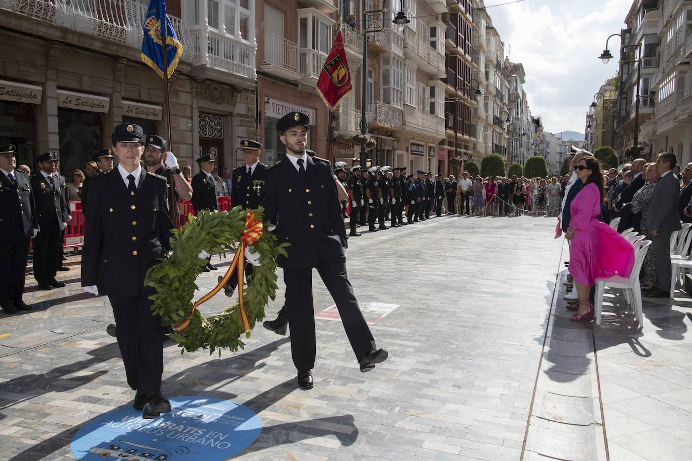 Las imágenes del acto de los Santos Ángeles Custodios en Cartagena