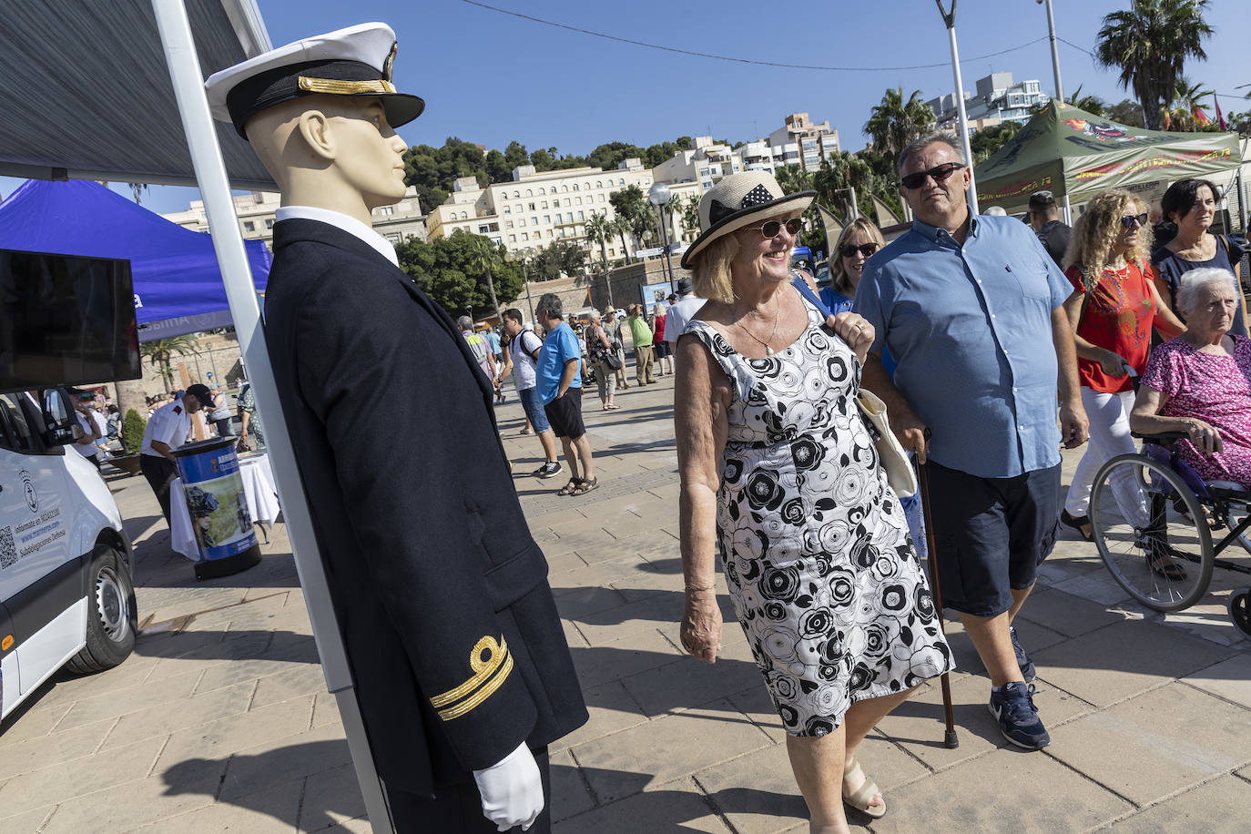 El Día de la Fiesta Nacional en Cartagena, en imágenes
